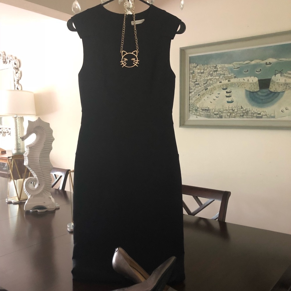 WHISTLES London capped sleeved, quality lined LBD.